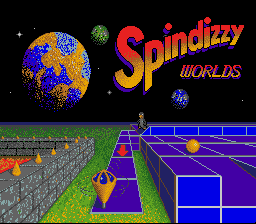Spindizzy Worlds (Japan) Title Screen